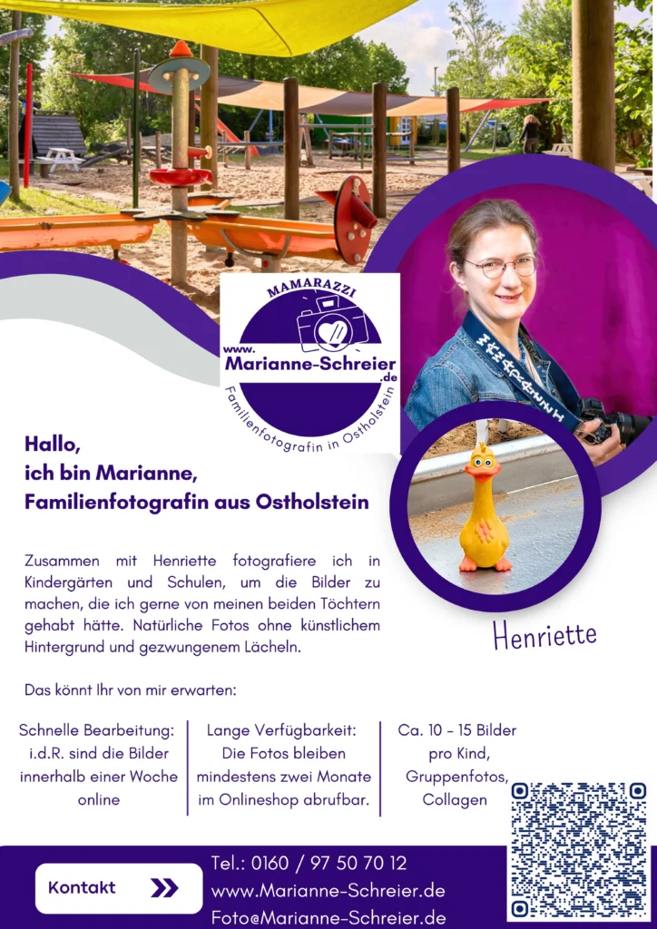 Ablauf Fototag im Kindergarten mit Mamarazzi
