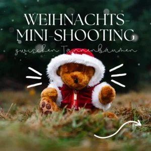 Weihnachts-Mini-Shooting zwischen Tannen mit Fotografin Marianne Schreier